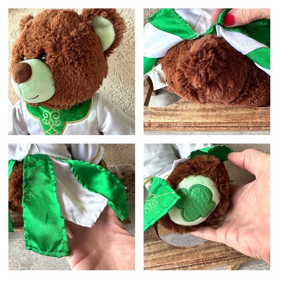 Build A Bear Thin Mints Teddy Bear Irish Dancing Girl Dress Girl Scouts … - Picture 7 of 12